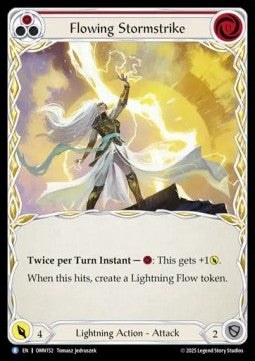Flowing Stormstrike (Rainbow Foil) - Omens of the Third Age (Rare) [OMN-152]