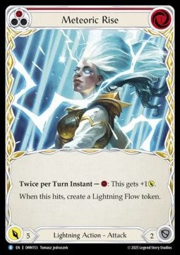 Meteoric Rise (Regular) - Omens of the Third Age (Rare) [OMN-153]
