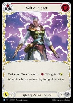 Voltic Impact (Regular) - Omens of the Third Age (Rare) [OMN-154]