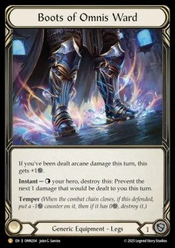 Boots of Omnis Ward (Rainbow Foil)