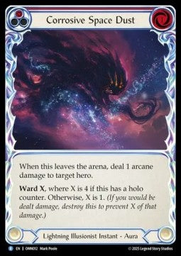 Corrosive Space Dust (Red) (Regular) - Omens of the Third Age (Rare) [OMN-012]