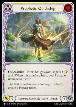 Prophetic Quickstep (Regular) - Omens of the Third Age (Rare) [OMN-055]
