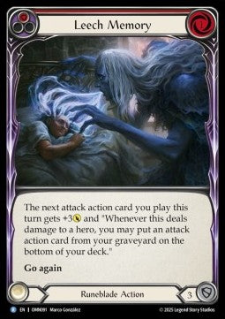 Leech Memory (Regular) - Omens of the Third Age (Rare) [OMN-091]