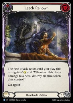 Leech Renown (Regular) - Omens of the Third Age (Rare) [OMN-092]