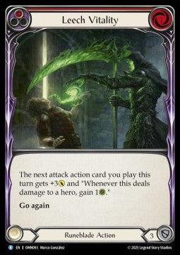 Leech Vitality (Regular) - Omens of the Third Age (Rare) [OMN-093]