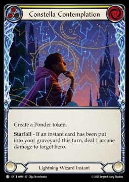 Constella Contemplation (Regular) - Omens of the Third Age (Common) [OMN-130]