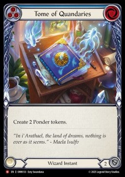 Tome of Quandaries (Regular) - Omens of the Third Age (Majestic) [OMN-133]