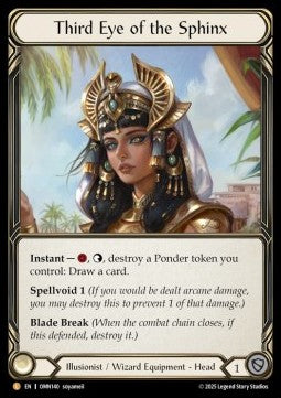 Third Eye of the Sphinx (Rainbow Foil) - Omens of the Third Age (Legendary) [OMN-140]