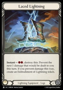 Laced Lightning (Regular) - Omens of the Third Age (Common) [OMN-144]