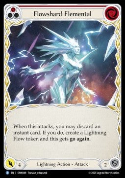 Flowshard Elemental (Regular) - Omens of the Third Age (Rare) [OMN-149]