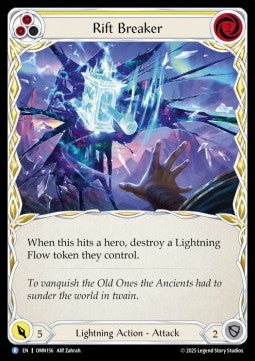 Rift Breaker (Yellow) (Regular) - Omens of the Third Age (Rare) [OMN-156]