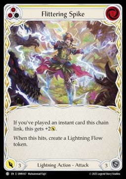 Flittering Spike (Yellow) (Regular) - Omens of the Third Age (Common) [OMN-167]