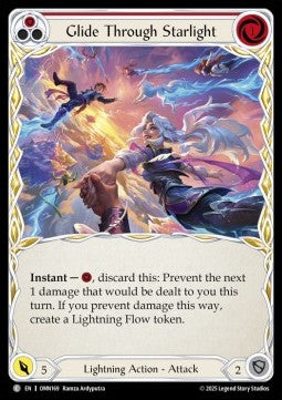 Glide Through Starlight (Red) (Regular) - Omens of the Third Age (Common) [OMN-169]