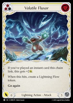 Volatile Fluxor (Yellow) (Regular) - Omens of the Third Age (Common) [OMN-179]