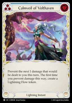 Calmveil of Volthaven (Blue) (Regular) - Omens of the Third Age (Common) [OMN-186]