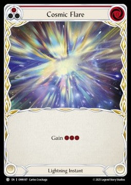 Cosmic Flare (Regular) - Omens of the Third Age (Common) [OMN-187]
