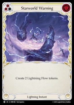 Starworld Warning (Regular) - Omens of the Third Age (Common) [OMN-188]