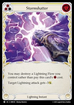 Stormshatter (Regular) - Omens of the Third Age (Common) [OMN-191]