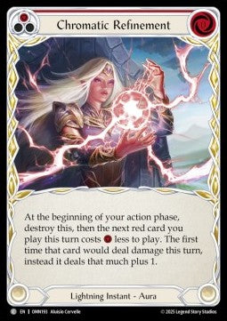 Chromatic Refinement (Red) (Regular) - Omens of the Third Age (Common) [OMN-193]