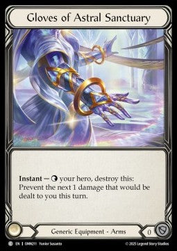 Gloves of Astral Sanctuary (Regular) - Omens of the Third Age (Common) [OMN-211]