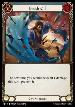 Brush Off (Blue) (Regular) - Omens of the Third Age (Common) [OMN-224]