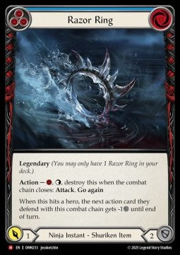 Razor Ring (Regular) - Omens of the Third Age (Majestic) [OMN-233]