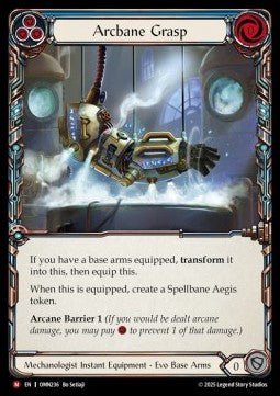 Arcbane Grasp (Regular) - Omens of the Third Age (Majestic) [OMN-236]