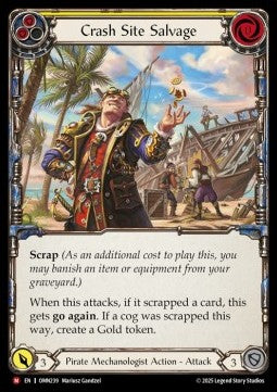 Crash Site Salvage (Regular) - Omens of the Third Age (Majestic) [OMN-239]