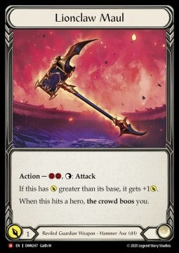 Lionclaw Maul (Regular) - Omens of the Third Age (Majestic) [OMN-247]