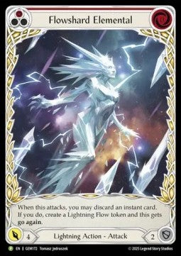 Flowshard Elemental (Extended Art Rainbow Foil)