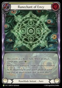 Runechant of Envy (Extended Art Rainbow Foil)