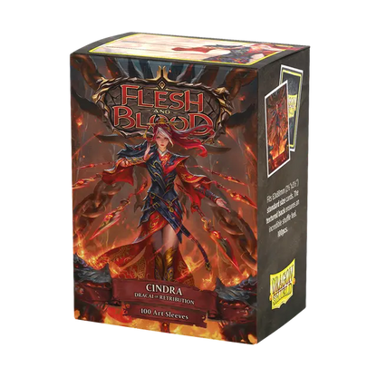Dragon Shield - Matte Standard Size Sleeves 100pk - Flesh & Blood Cindra