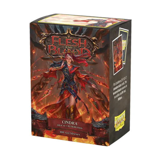 Dragon Shield - Matte Standard Size Sleeves 100pk - Flesh & Blood Cindra