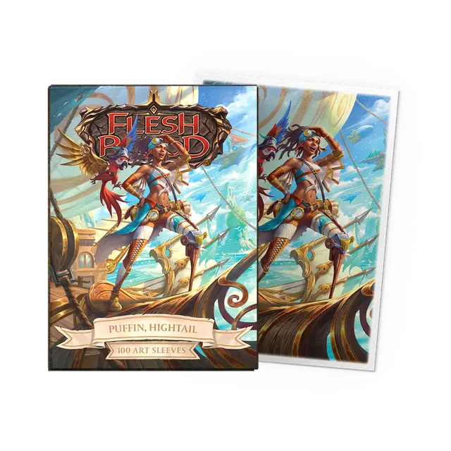 Dragon Shield - Matte Standard Size Sleeves 100pk - Flesh & Blood Puffin