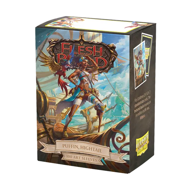 Dragon Shield - Matte Standard Size Sleeves 100pk - Flesh & Blood Puffin