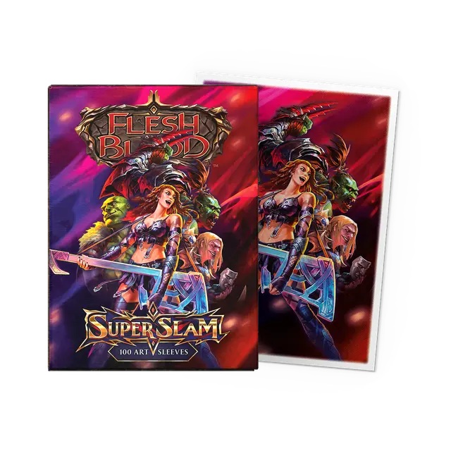 Dragon Shield - Matte Standard Size Sleeves 100pk - Flesh & Blood Super Slam