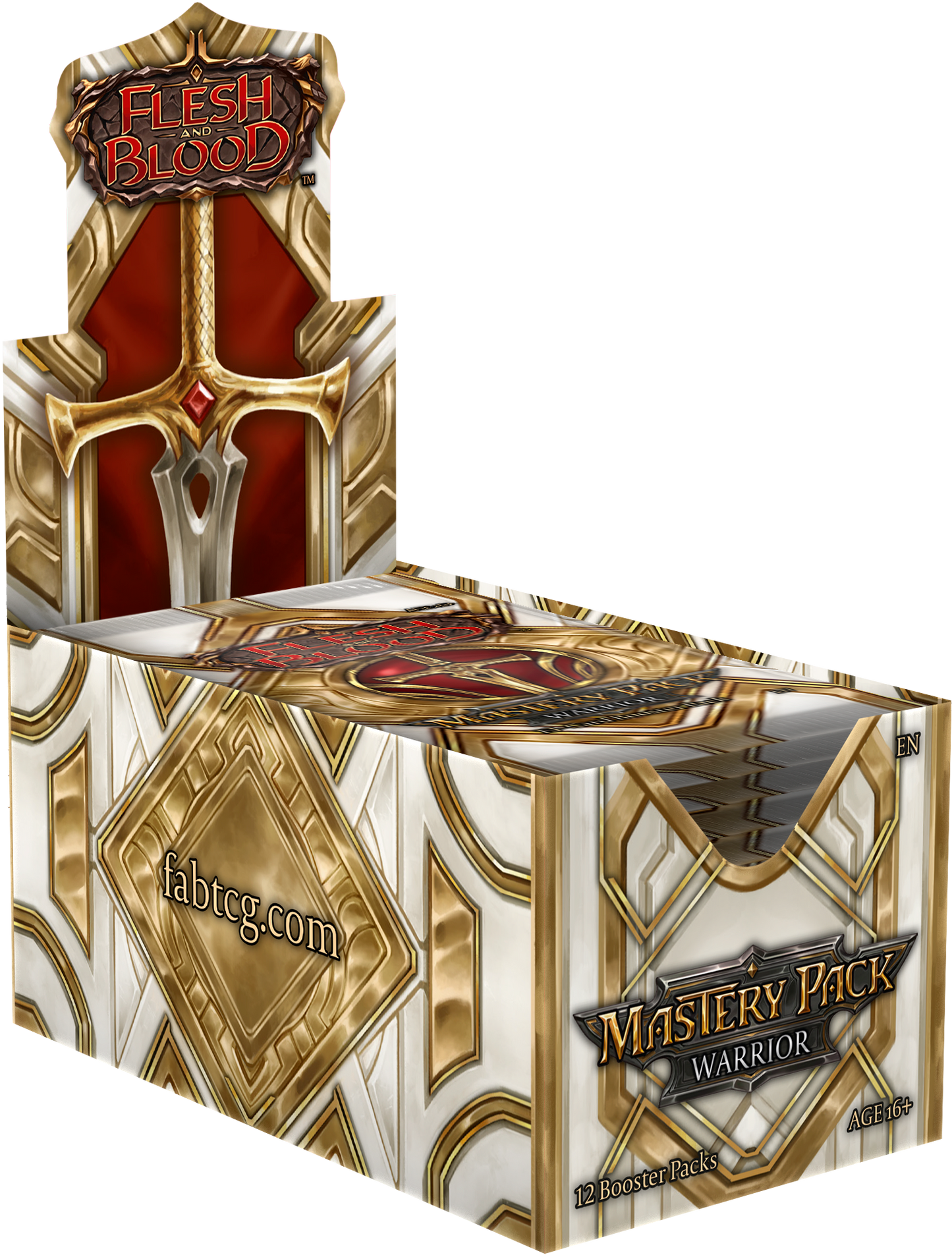 Flesh and Blood TCG - Mastery Pack Warrior Booster Pack (12 Count)