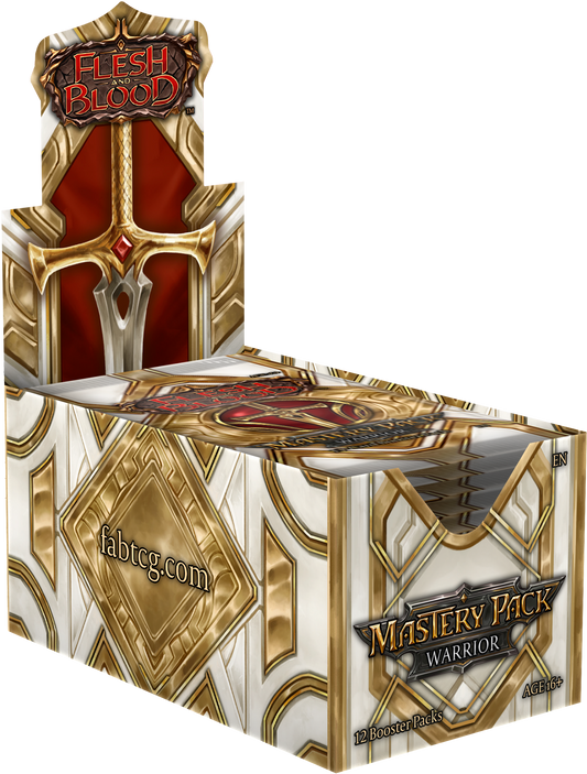 Flesh and Blood TCG - Mastery Pack Warrior Booster Pack (12 Count)