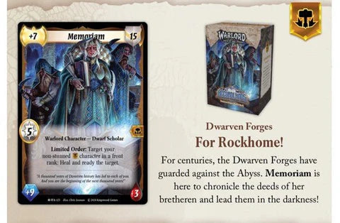 Warlord: Saga of the Storm CCG - Into the Accordlands Starter Deck - Dwarven Forges