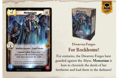 Warlord: Saga of the Storm CCG - Into the Accordlands Starter Deck - Dwarven Forges