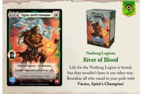 Warlord: Saga of the Storm CCG - Into the Accordlands Starter Deck - Nothrog Legions